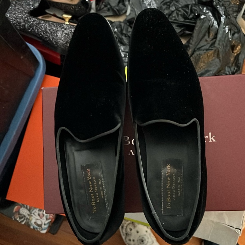 To Boot New York men’s shoes. Velvet. Size 10